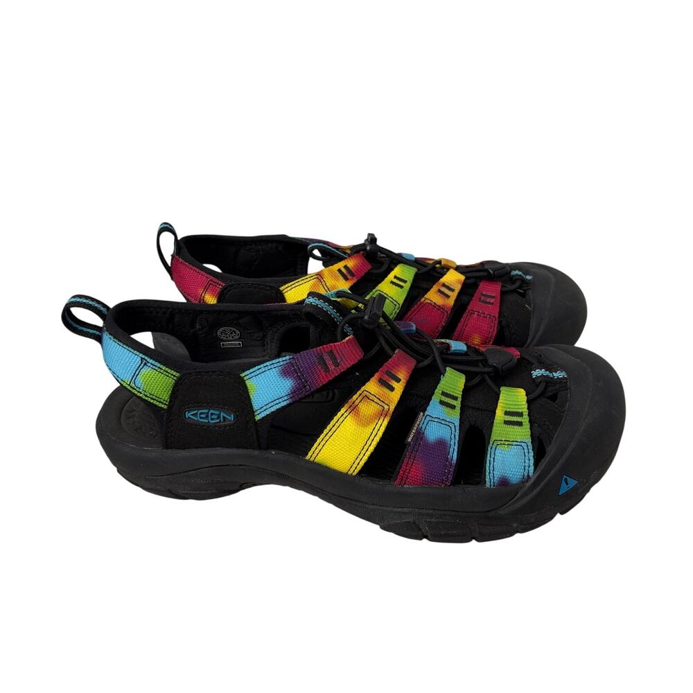 Keen Newport Retro Hybrid Sandals Womens Size 10.5 Original Tie Dye Multicolor